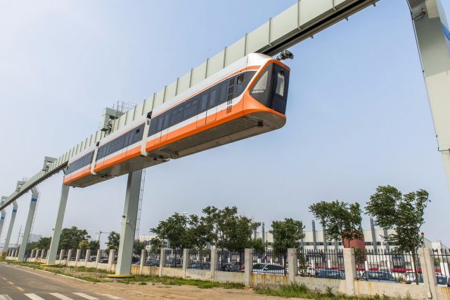 Des trains suspendus chinois bientôt prêts à un usage commercial